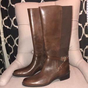 Brown Boots Leather Upper Great Condition